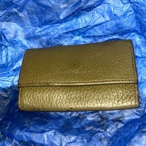 Burberry Dark Leather Wallet